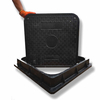 D400 SMC manhole cover for sewage treatment in municipal construction