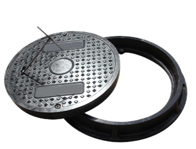 Lightweight EN124 FRP Manhole Cover for Streets