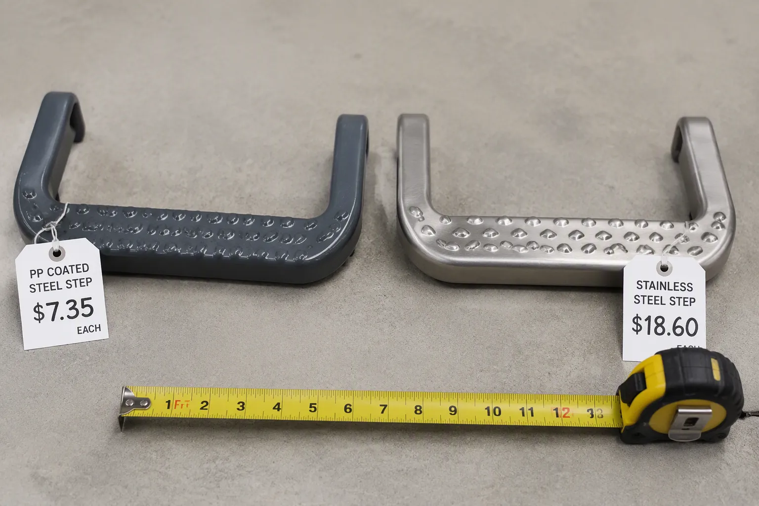 Cost Comparison: PP-Coated vs Stainless Steel Manhole Steps