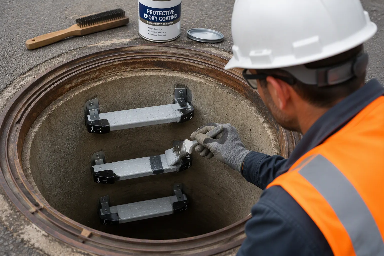How to Prevent Premature Manhole Step Damage