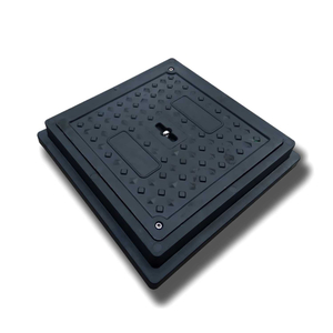 EN124 SMC Composite Manhole Cover Anti-Theft Fiberglass FRP Access Cover for Roads and Utility Systems