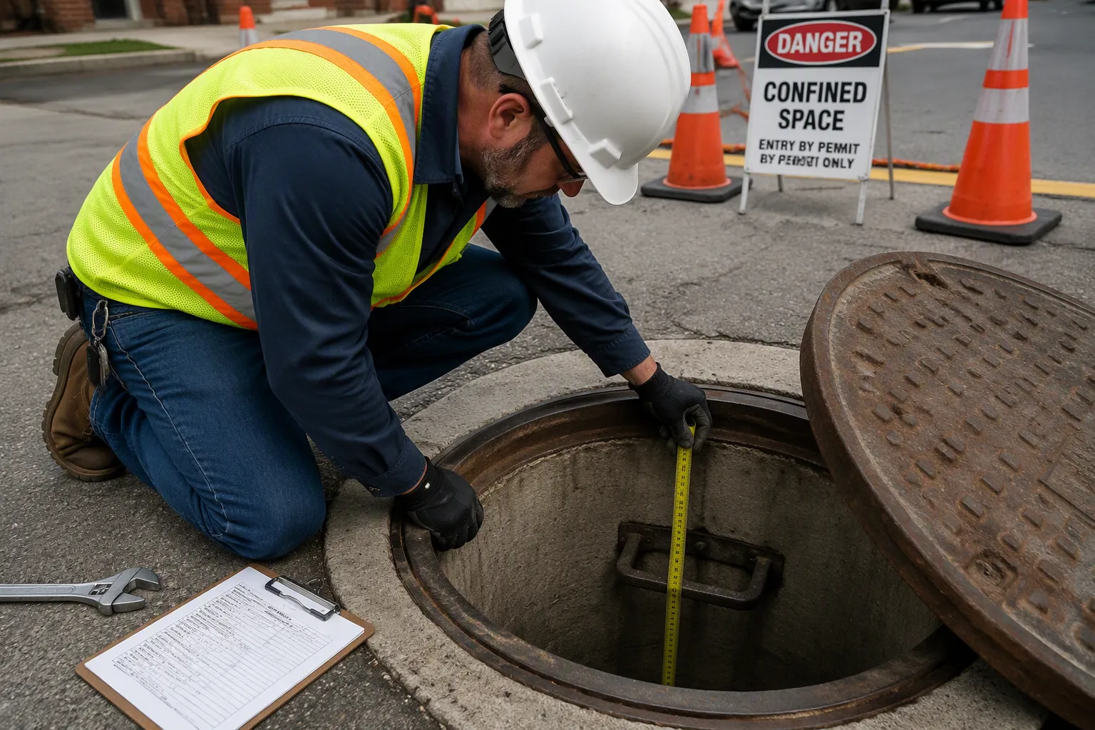 Inspection and Preventive Maintenance for Manhole Steps