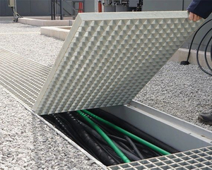 Elite Fireproof FRP Equipment Maintenance Platform Flooring for Data Center